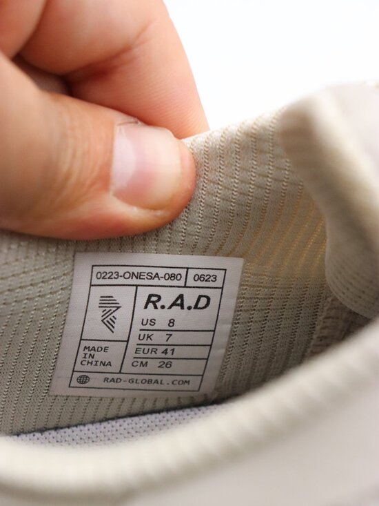 R.A.D One V1 Men\'s Size 8 White Gum CrossFit Gym Training Shoes 0223-ONESA main image 6